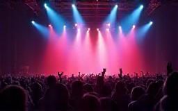 Icon of a stage and people, representing event management